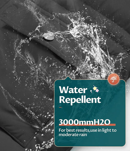 Boy'S Winter Parka Water Resistant Hooded Puffer Fleece Lined Jackets Coats